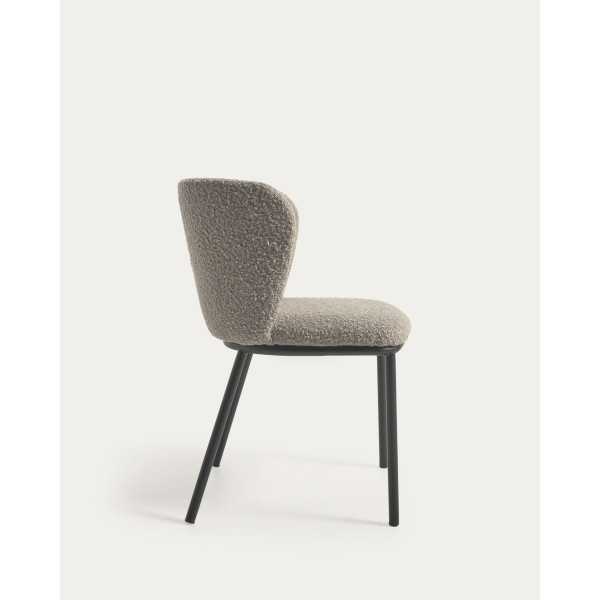 CISELIA BOUCLETTE GRAY AND BLACK...