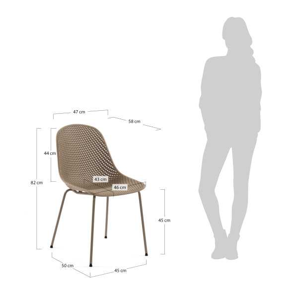 CHAISE DE JARDIN QUINBY BEIGE