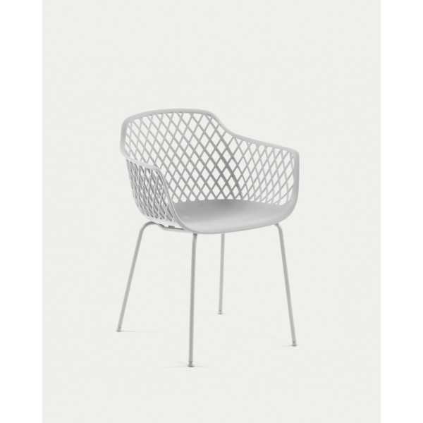 QUINN WHITE GARDEN CHAIR