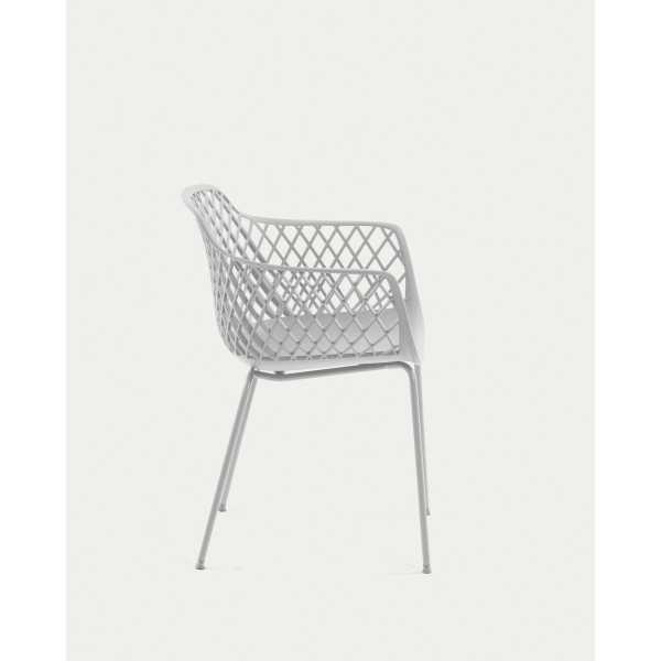CHAISE DE JARDIN QUINN BLANCHE