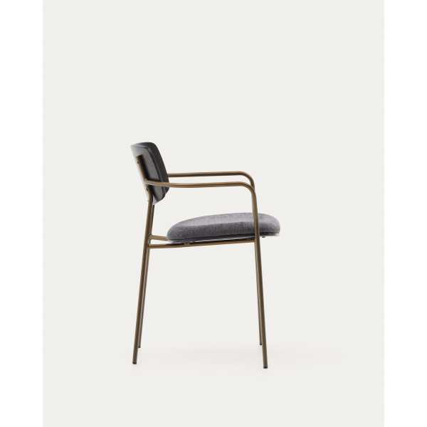 MAUREEN STACKING CHAIR IN DARK...