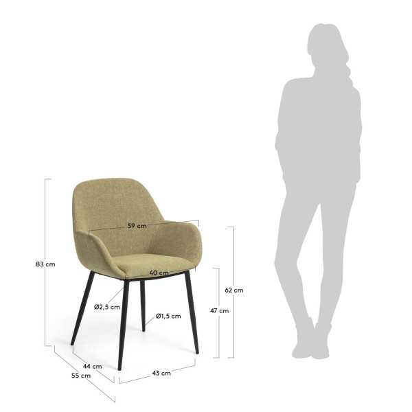 KONNA MUSTARD CHAIR