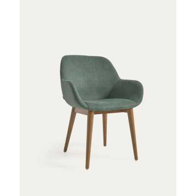 CHAISE KONNA VERTE ET PIEDS...