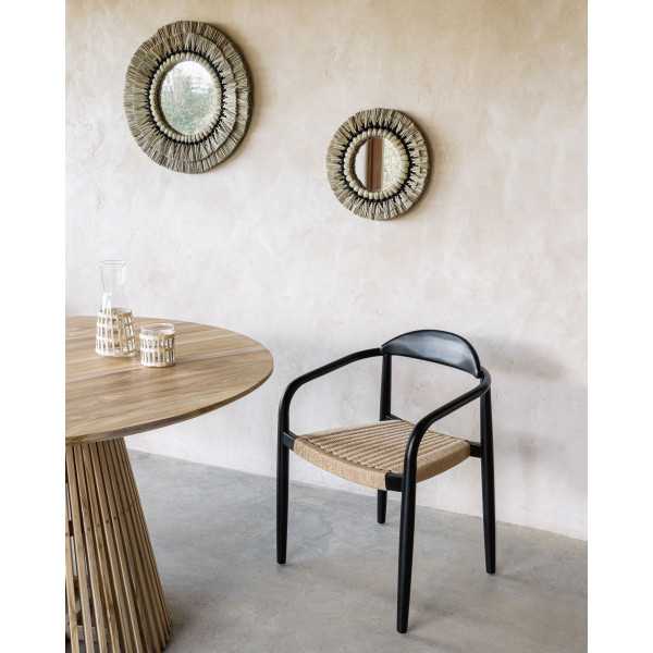 NINA CHAIR IN SOLID ACACIA WOOD WITH...