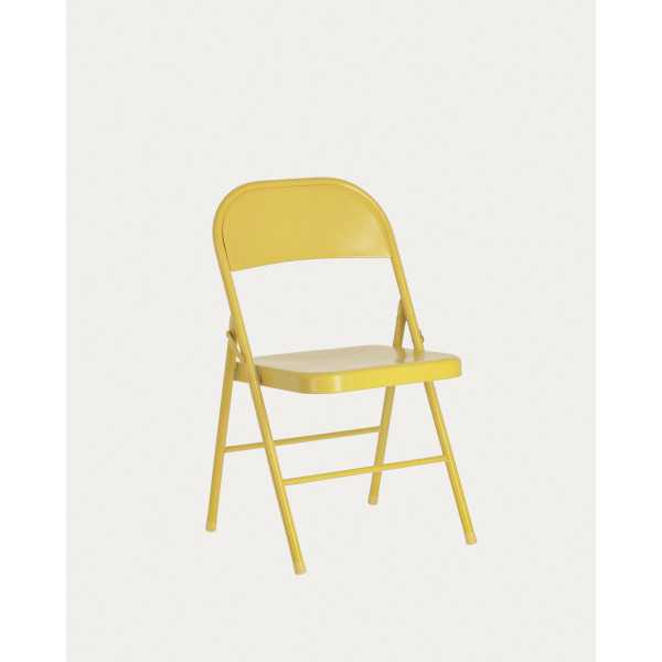 AIDANA FOLDING CHAIR IN MUSTARD...