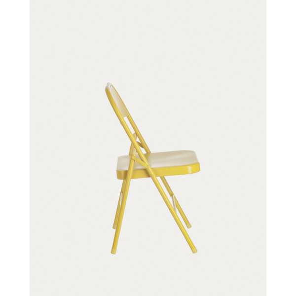AIDANA FOLDING CHAIR IN MUSTARD...