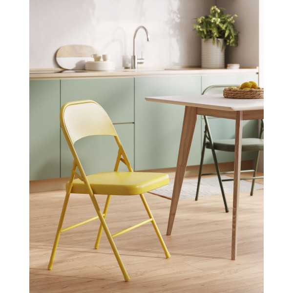 AIDANA FOLDING CHAIR IN MUSTARD...
