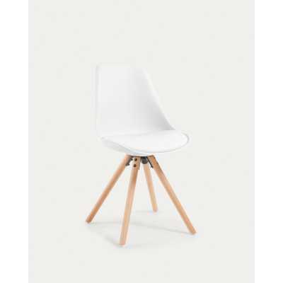 CHAISE RALF BLANCHE AVEC...