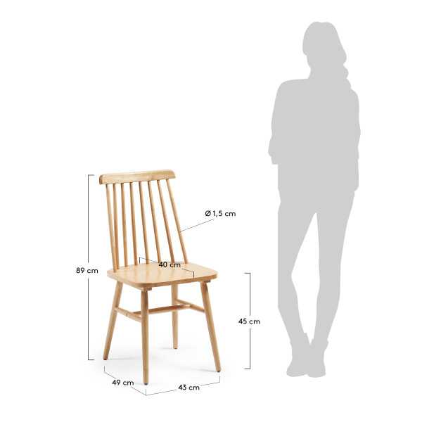 TRESSIA DM CHAIR AND NATURAL...