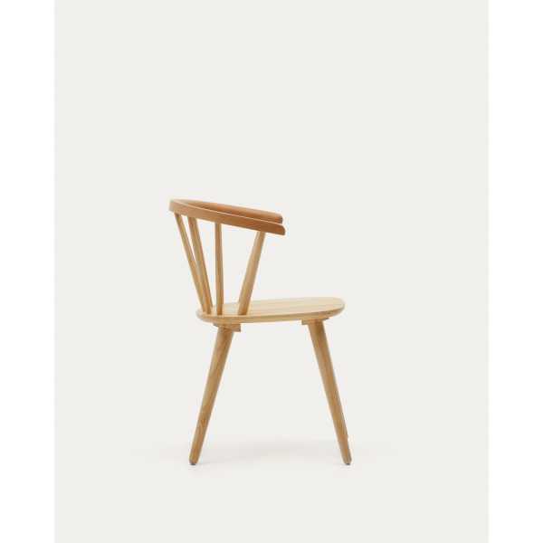 CHAISE TRISE MDF ET BOIS D'HÉVÉA...