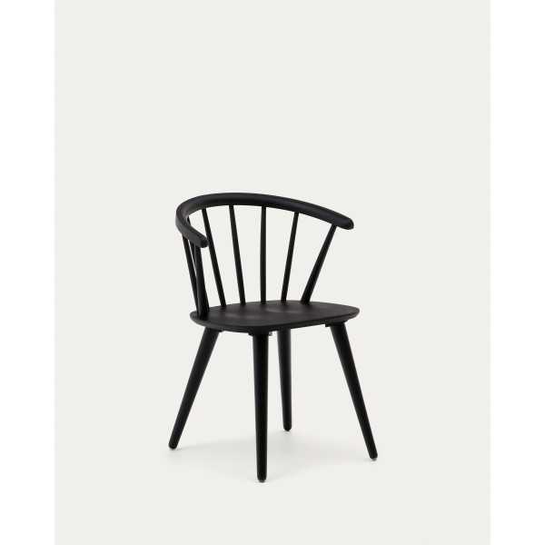 TRISE CHAIR MDF AND BLACK LACQUERED...