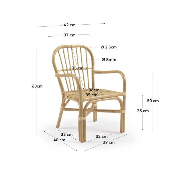 MARZIEH RATTAN CHILDREN’S CHAIR