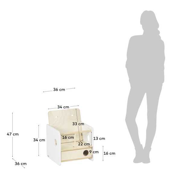 NUUN ADVANCEABLE SEAT IN BIRCH PLYWOOD