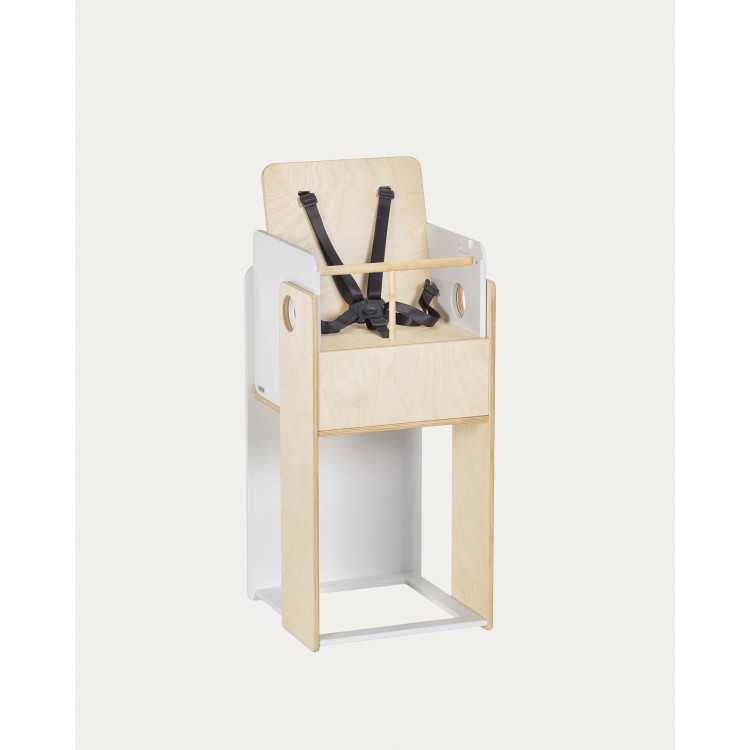 NUUN ADVANCEABLE HIGH CHAIR IN BIRCH PLYWOOD