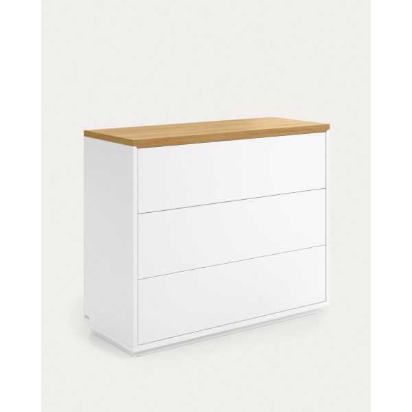 COM MODE ABILEN OAK PLYWOOD AND WHITE...