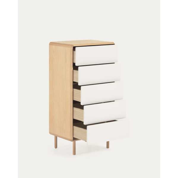 COM MODE ANIELLE OF 5 DRAWERS IN WOOD...