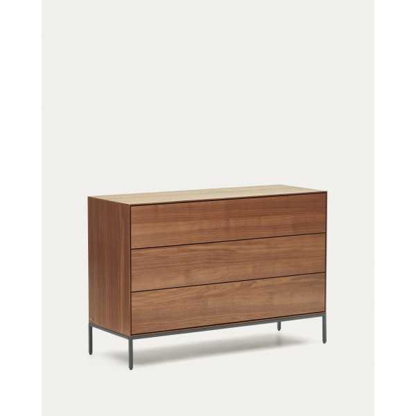 COM MODE VEDRANA 3 DRAWERS WALNUT...