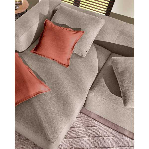 COUSSIN BLOK 50 X 60 CM BEIGE