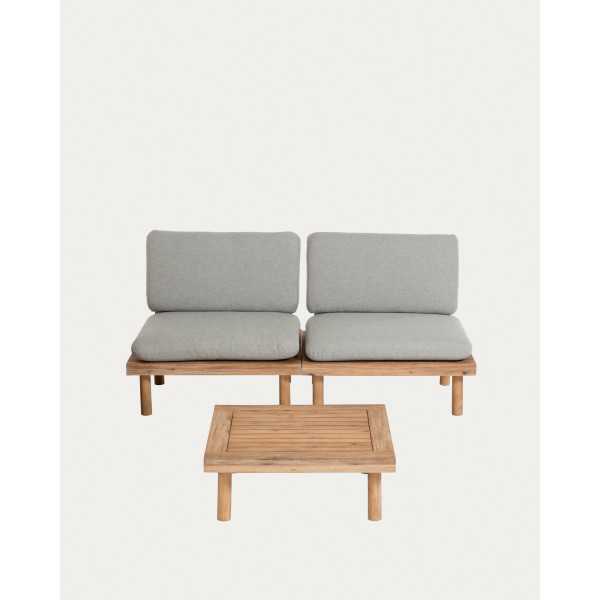 VIRIDIS SET OF 2 ARMCHAIRS AND 1 100%...