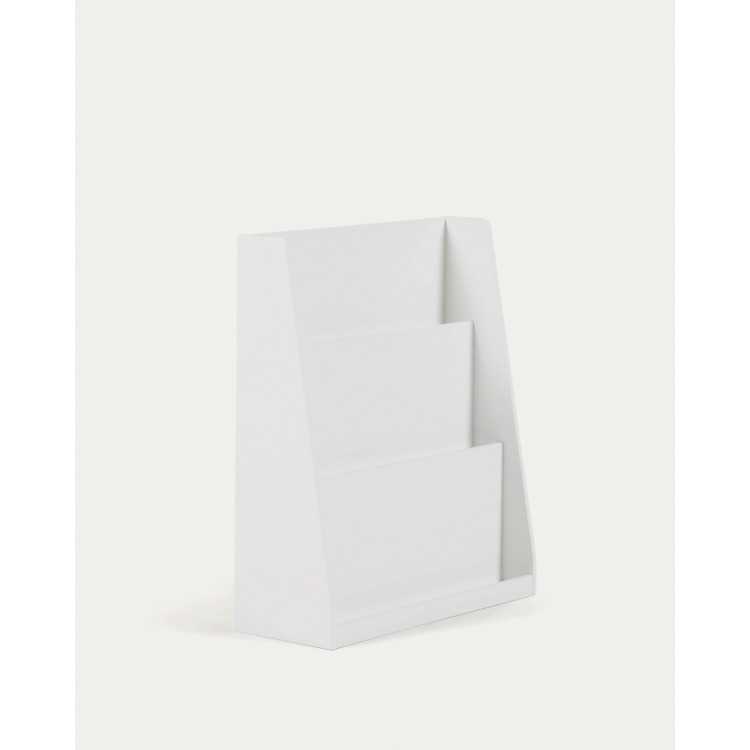 ADIVENTINA BOOKCASE IN WHITE MDF 59.5 X 69.5 CM