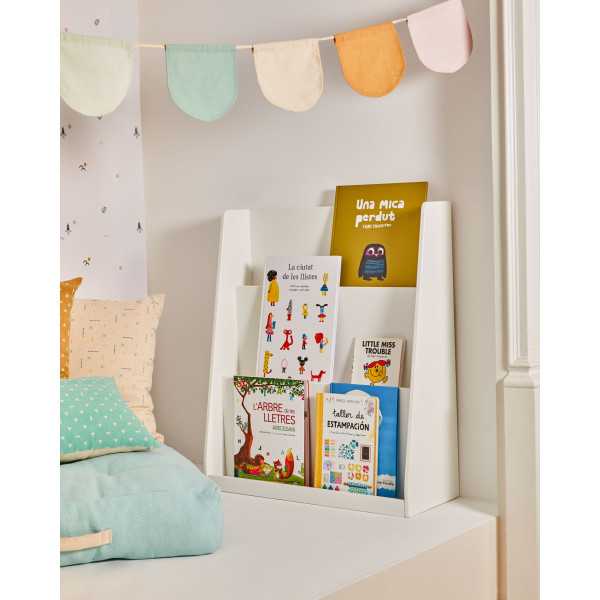 ADIVENTINA BOOKCASE IN WHITE MDF 59.5...