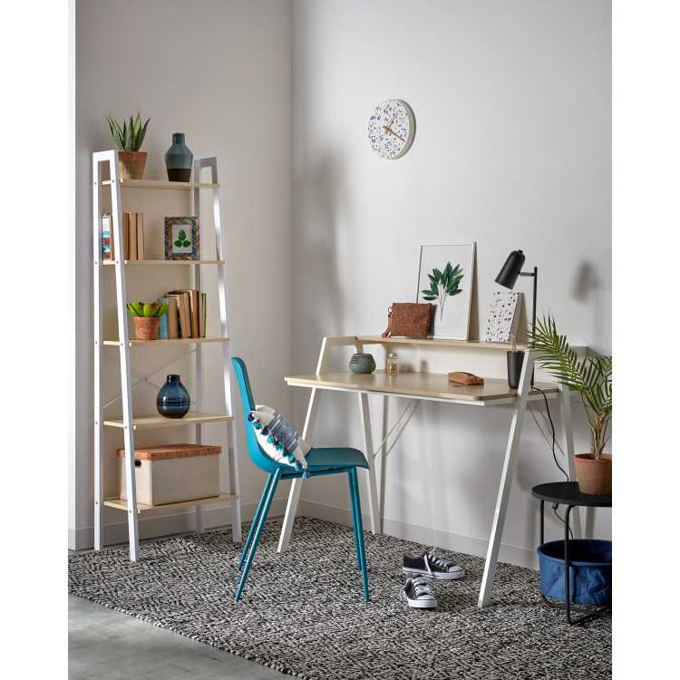 PRATELEIRA AARHUS EM AÇO BRANCO 56 X 172 CM