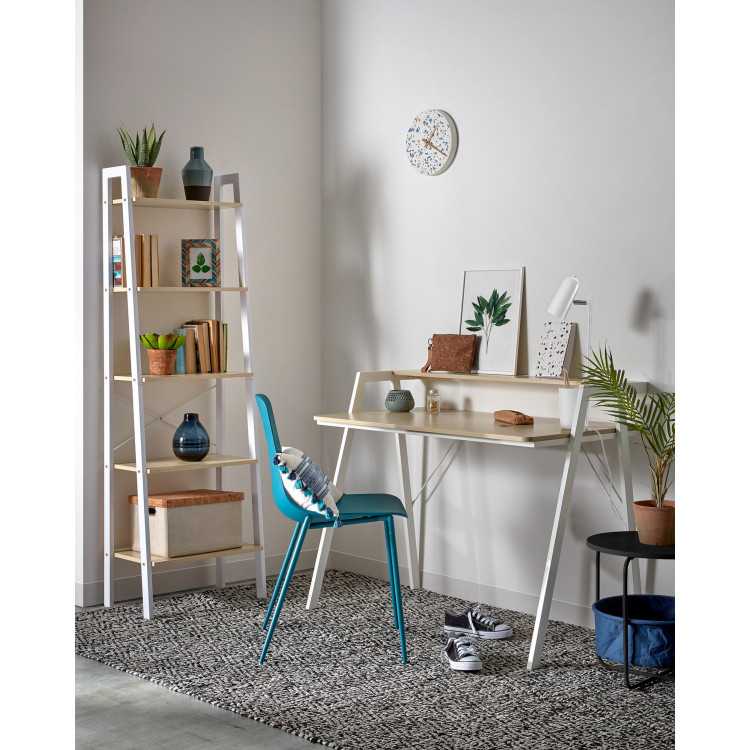 PRATELEIRA AARHUS EM AÇO BRANCO 56 X 172 CM