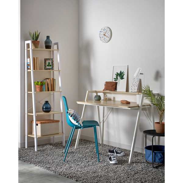 PRATELEIRA AARHUS EM AÇO BRANCO 56 X 172 CM