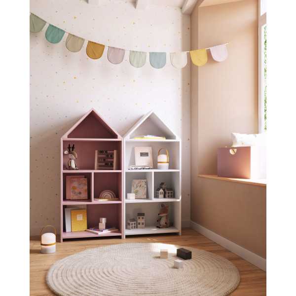 PRATELEIRA CASA INFANTIL CELESTE EM...