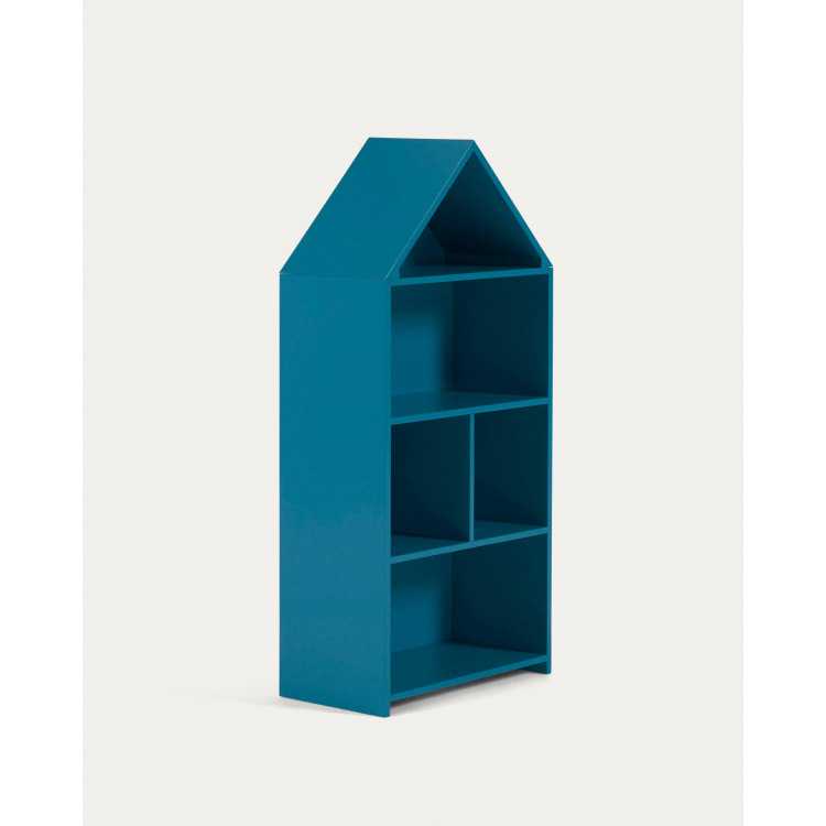CELESTE CHILDREN'S HOUSE SHELF IN BLUE MDF 50 X 105 CM
