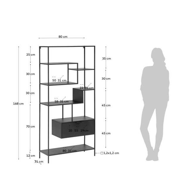 SHANTAY SHELF 80 X 168 CM