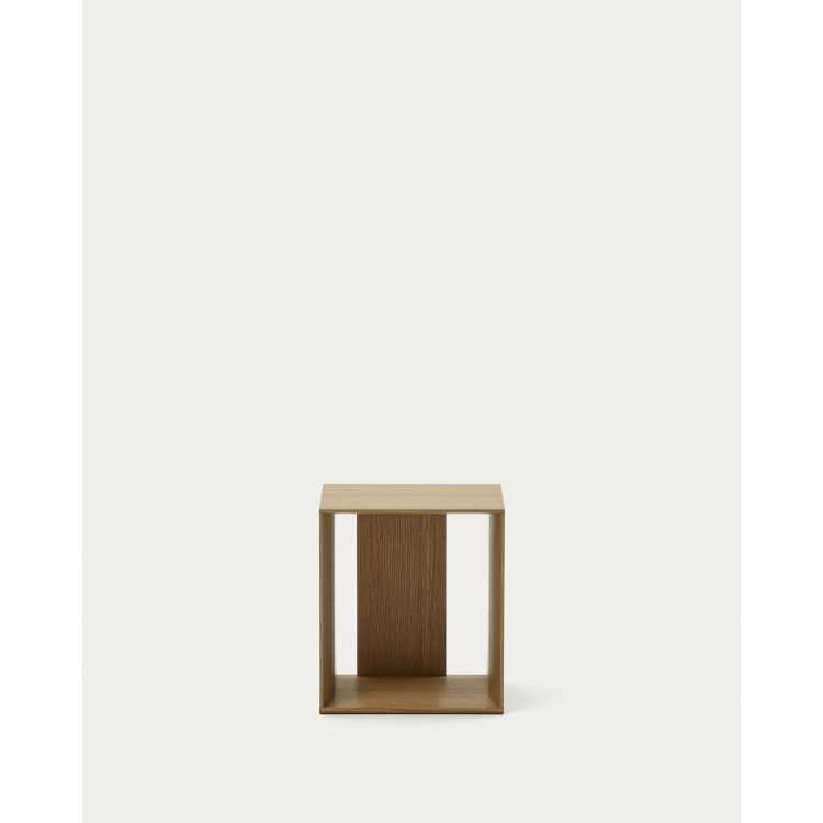 SMALL FORMAT LITTO SHELF MODULE IN OAK VENEER 34 X 38 CM