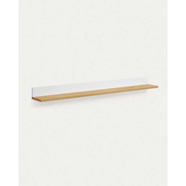 ABILEN SHELF IN OAK VENEER AND WHITE...