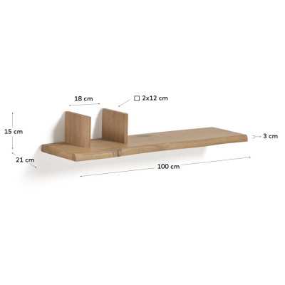 RASHA SHELF IN OAK VENEER... 2