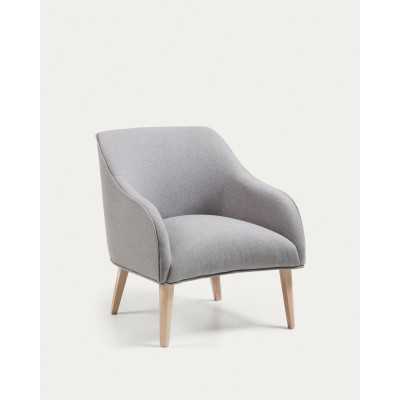 BOBLY GRAY ARMCHAIR AND...