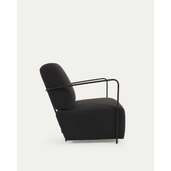 GAMER CHAIR IN BROWN BOUCLÉ WOOL AND...