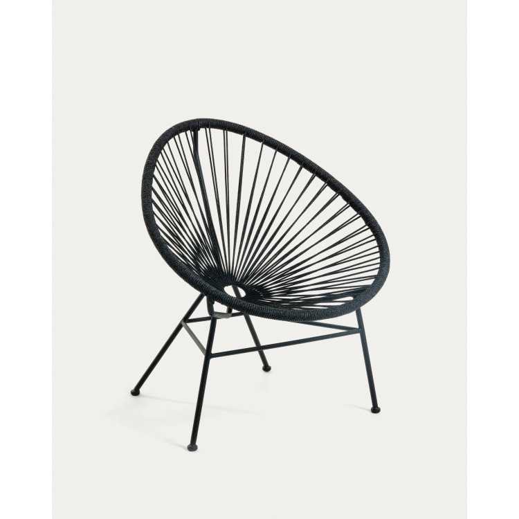 SAMANTHA BLACK ARMCHAIR