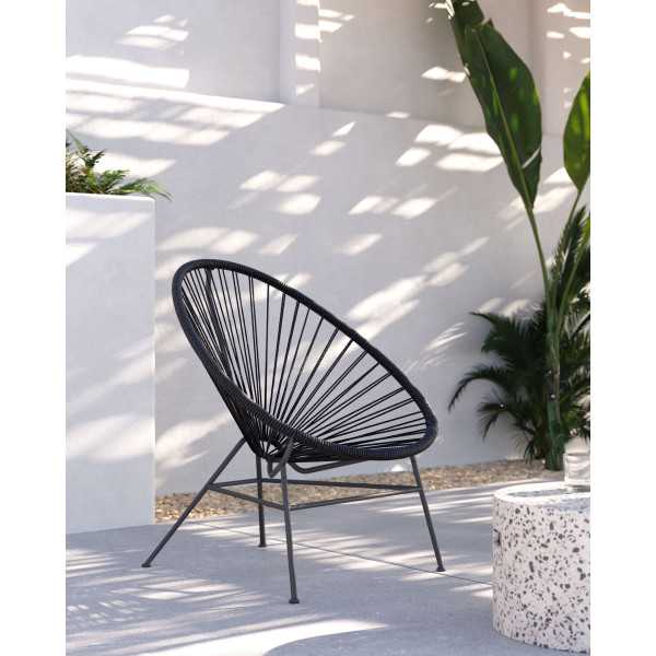 FAUTEUIL SAMANTHA NOIR