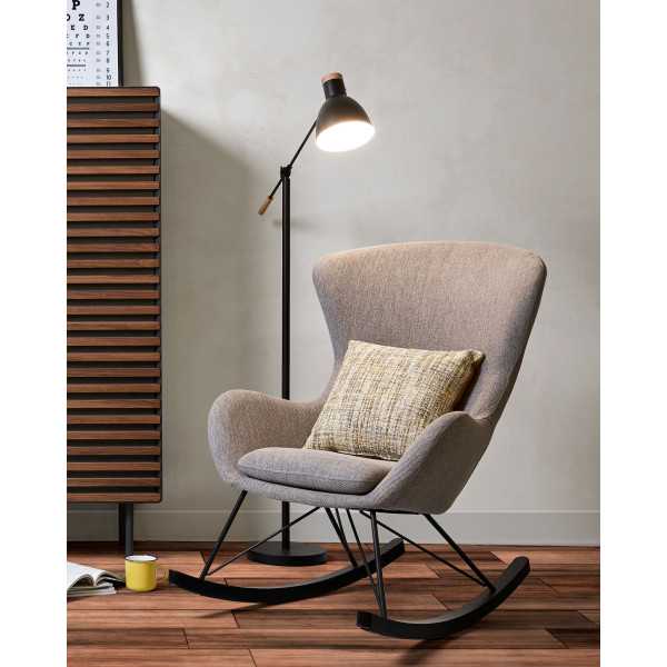 VANIA GRAY ROCKING CHAIR