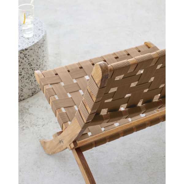 CHABELI FOLDING ARMCHAIR IN ACACIA...