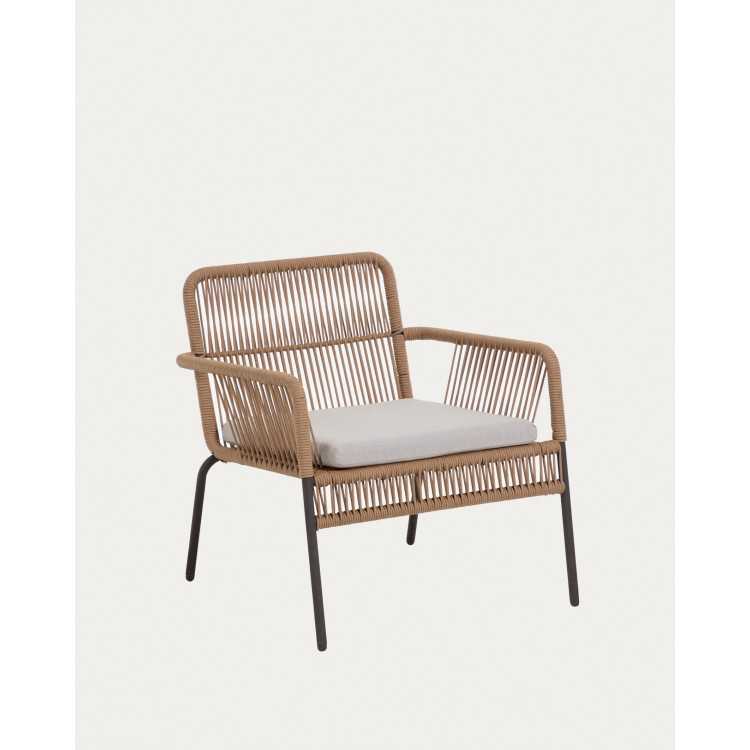 SAMANTA ARMCHAIR IN BEIGE ROPE