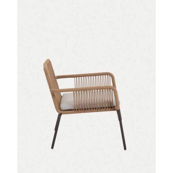 SAMANTA ARMCHAIR IN BEIGE ROPE