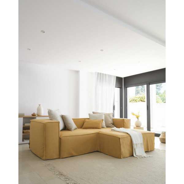 BLOK 2-SEAT SOFA COVER WITH STRAIGHT...