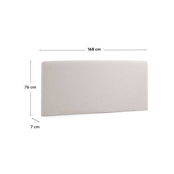 DYLA BEIGE HEADBOARD COVER FOR 150 CM...