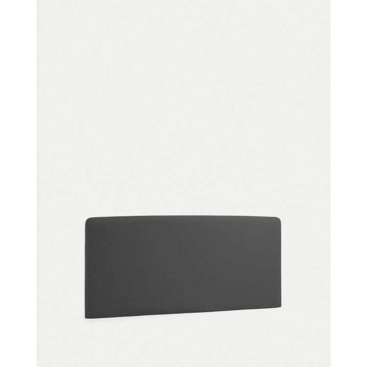 HOUSSE DE TÊTE DE LIT DYLA NOIRE POUR LIT DE 150 CM