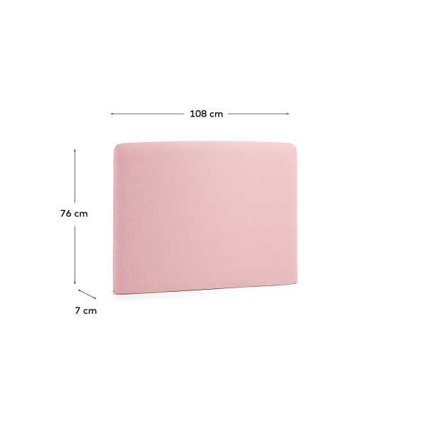 CAPA DE CABEÇA DYLA ROSA PARA CAMA 90 CM