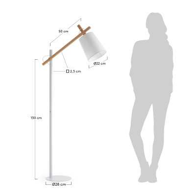 KOSTA FLOOR LAMP, WHITE 2