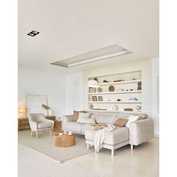 LAMPADAIRE MAY, BLANC