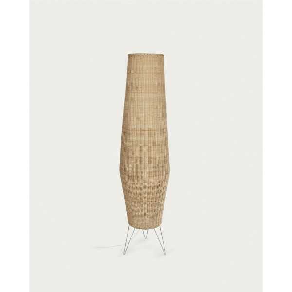 GRANDE KAMARIA RATTAN FLOOR LAMP WITH...