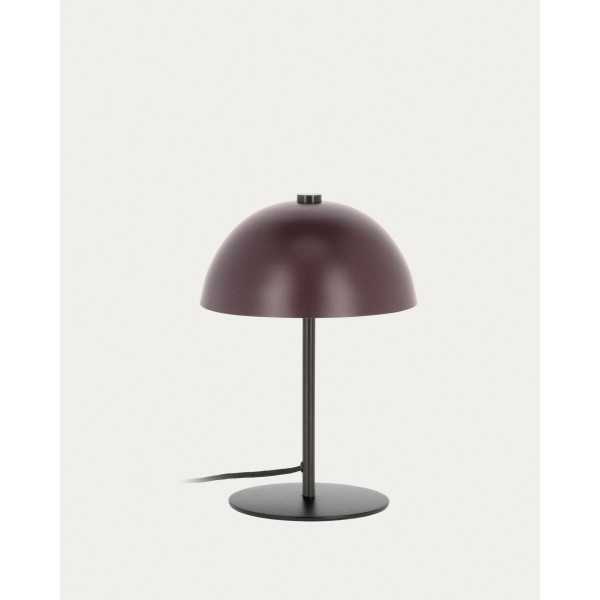 ALEYLA LAMP IN GARNET PAINTED METAL